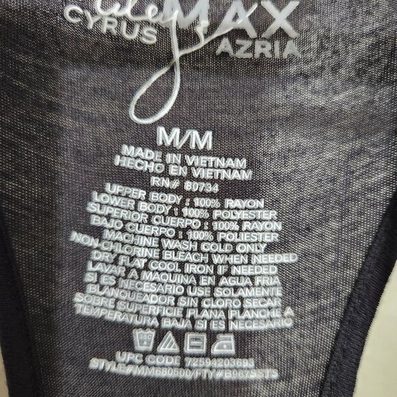 Miley Cyrus & Max Azria Tank Dress Womens Medium Sleeveless Tulle Ruffle Skirt B - Picture 4 of 9